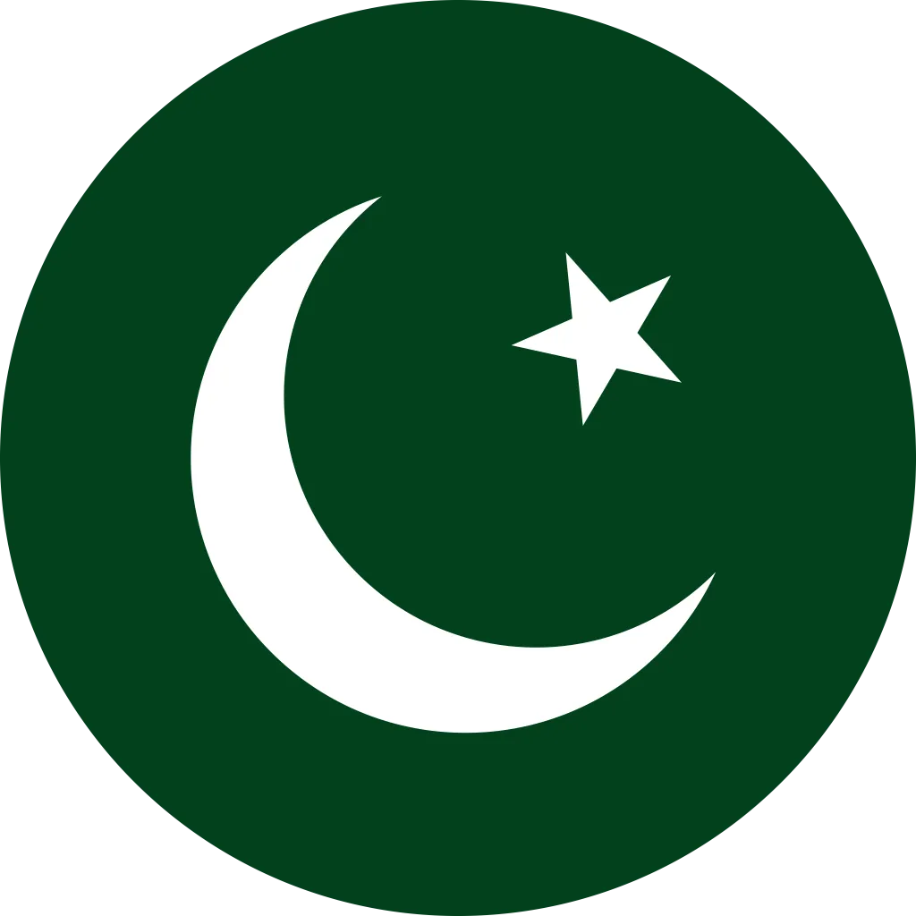 Pakistan flag, representing Top Stitch's home country