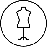 Tailoring mannequin used in custom garment manufacturing at Top Stitch